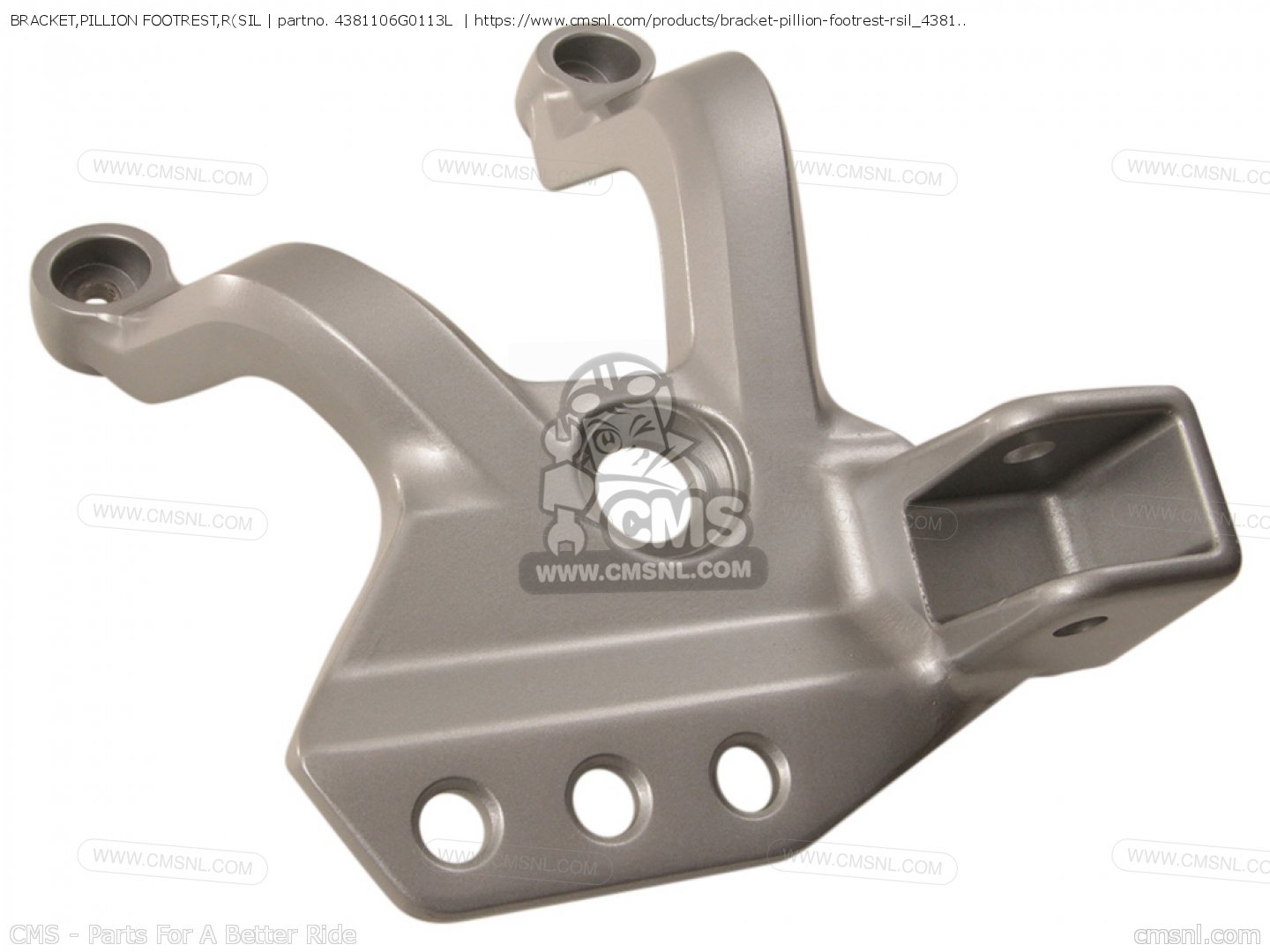 BRACKET,PILLION FOOTREST,R(SIL for DL1000 VSTROM 2005 (K5) USA (E03