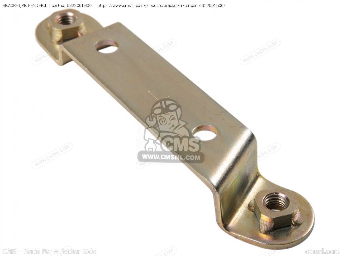 6322001H00 Bracket,rr Fender,l Suzuki buy the 6322001H00 at CMSNL