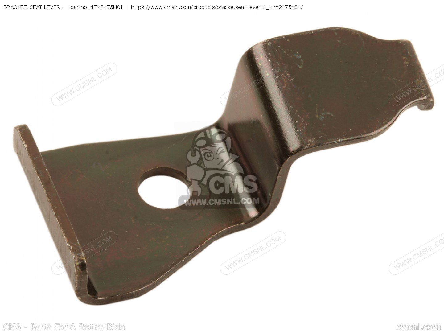 BRACKET, SEAT LEVER 1 for YZF750R 1996 (T) USA order at CMSNL