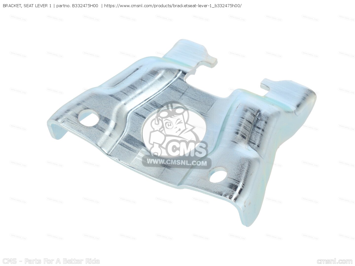 B332475H00 Bracket, Seat Lever 1 Yamaha buy the B332475H00 at CMSNL