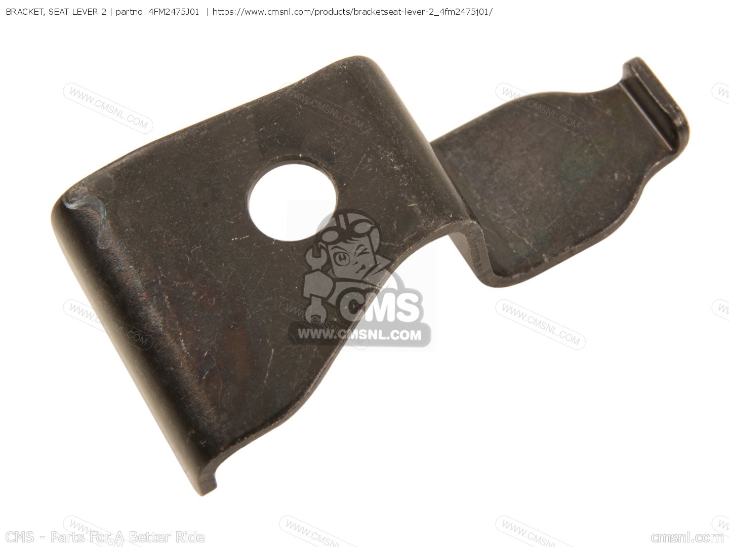 4FM2475J01 Bracket, Seat Lever 2 Yamaha buy the 4FM2475J01 at CMSNL