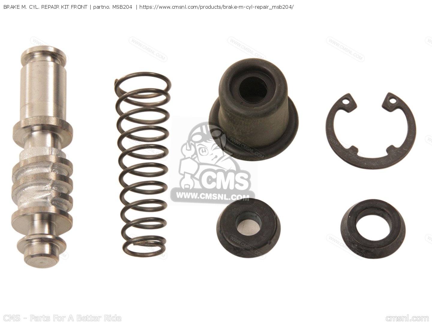 BRAKE M. CYL. REPAIR KIT FRONT for TOURMAX - order at CMSNL