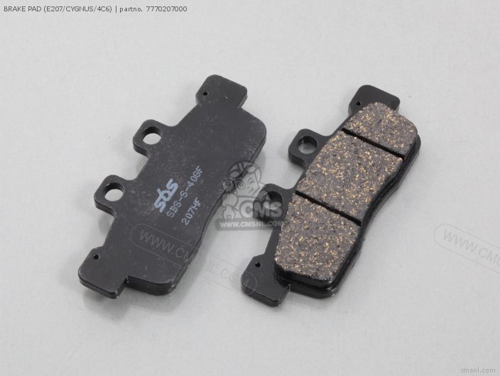 Kitaco BRAKE PAD (E207/CYGNUS/4C6) 7770207000