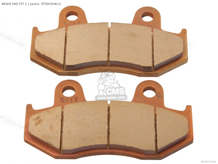 5TGW004610 Brake Pad Kit 2 (nas) Yamaha buy the 5TGW004610 at CMSNL