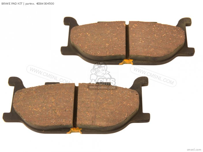 Yamaha BRAKE PAD KIT (NAS) 4EBW004500 Yamaha BRAKE PAD KIT (NAS) 4EBW004500