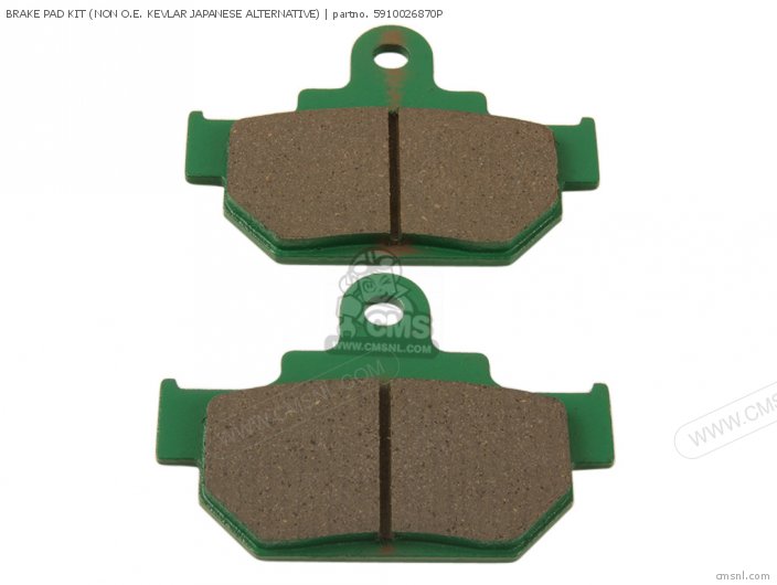 Brake Pad Kit (non O.e. Kevlar Japanese Alternative) (nas) photo