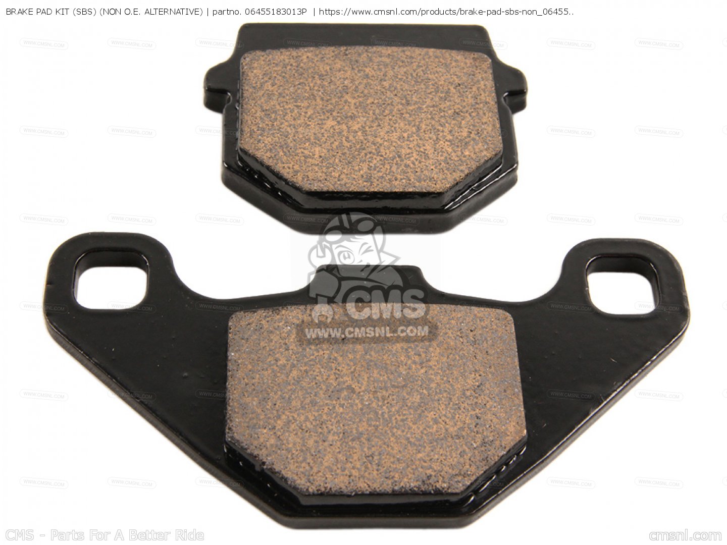 06455183013P Brake Pad Kit (sbs) (mca) Honda buy the 06455183013P