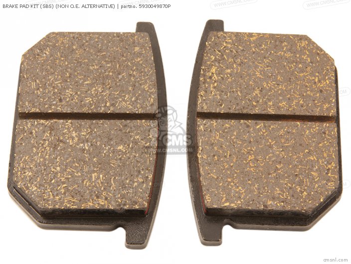 Suzuki BRAKE PAD KIT (SBS) (NAS) 5930049870P