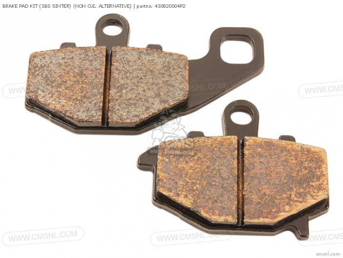 Kawasaki BRAKE PAD KIT (SBS SINTER) (NAS) (NON O.E. JAPANESE ALTERNATIVE) 430820004P2