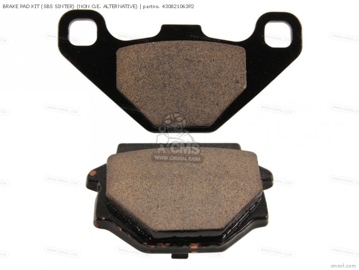 Kawasaki BRAKE PAD KIT (SBS SINTER) (NAS) (NON O.E. JAPANESE ALTERNATIVE) 430821063P2