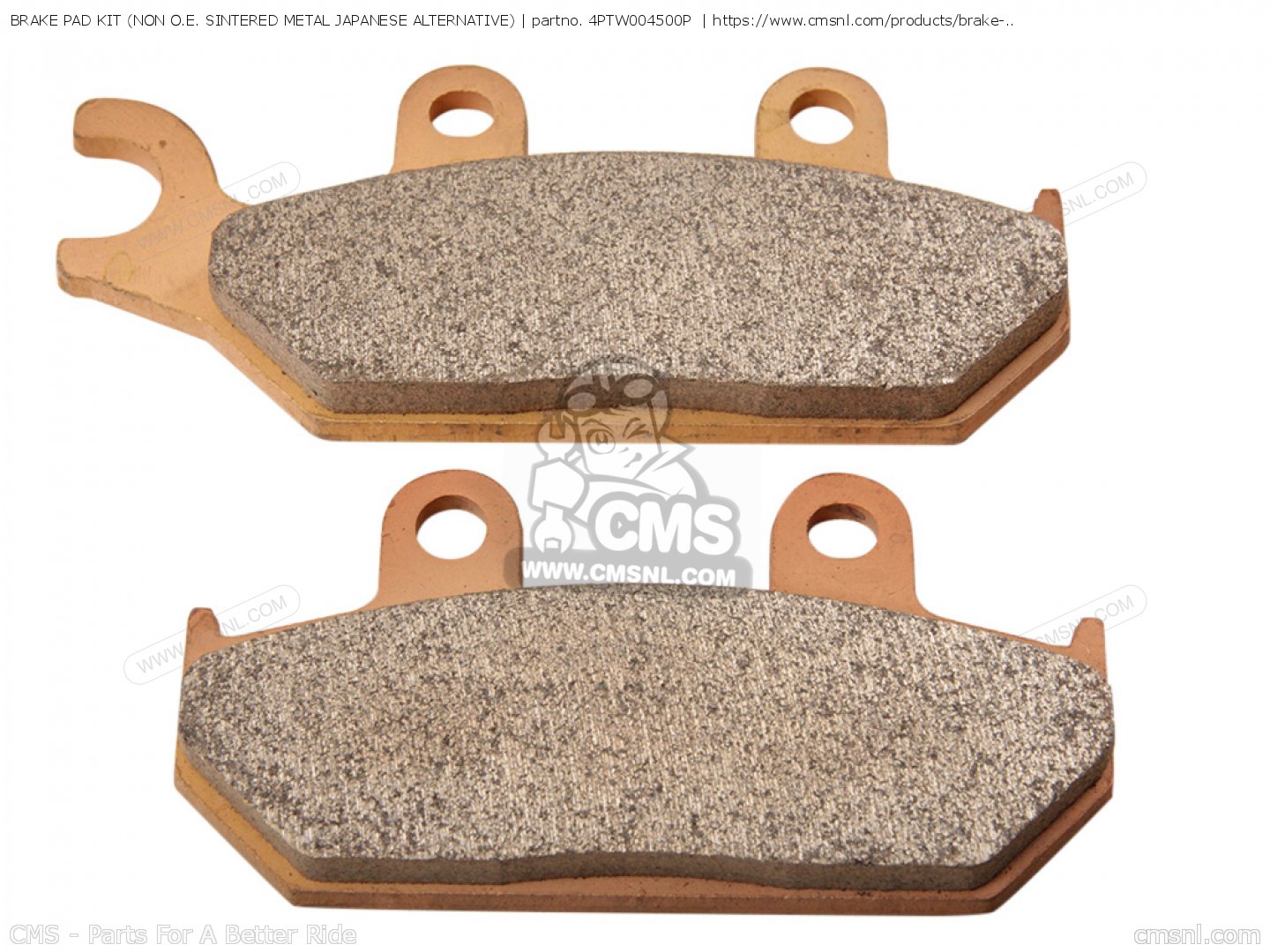 4PTW004500P Brake Pad Kit (sintered Metal) (non O.e. Japanese Alternat (nas) Yamaha buy the