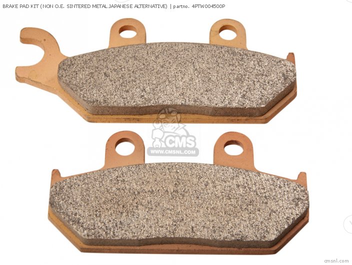 4PTW004500P Brake Pad Kit (sintered Metal) (non O.e. Japanese Alternat (nas) Yamaha buy the