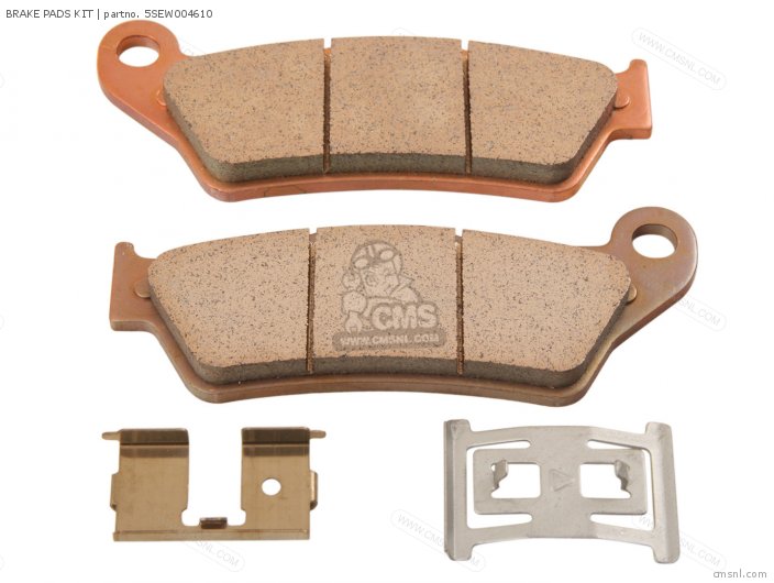 Yamaha BRAKE PADS KIT (NAS) 5SEW004610 Yamaha BRAKE PADS KIT (NAS) 5SEW004610