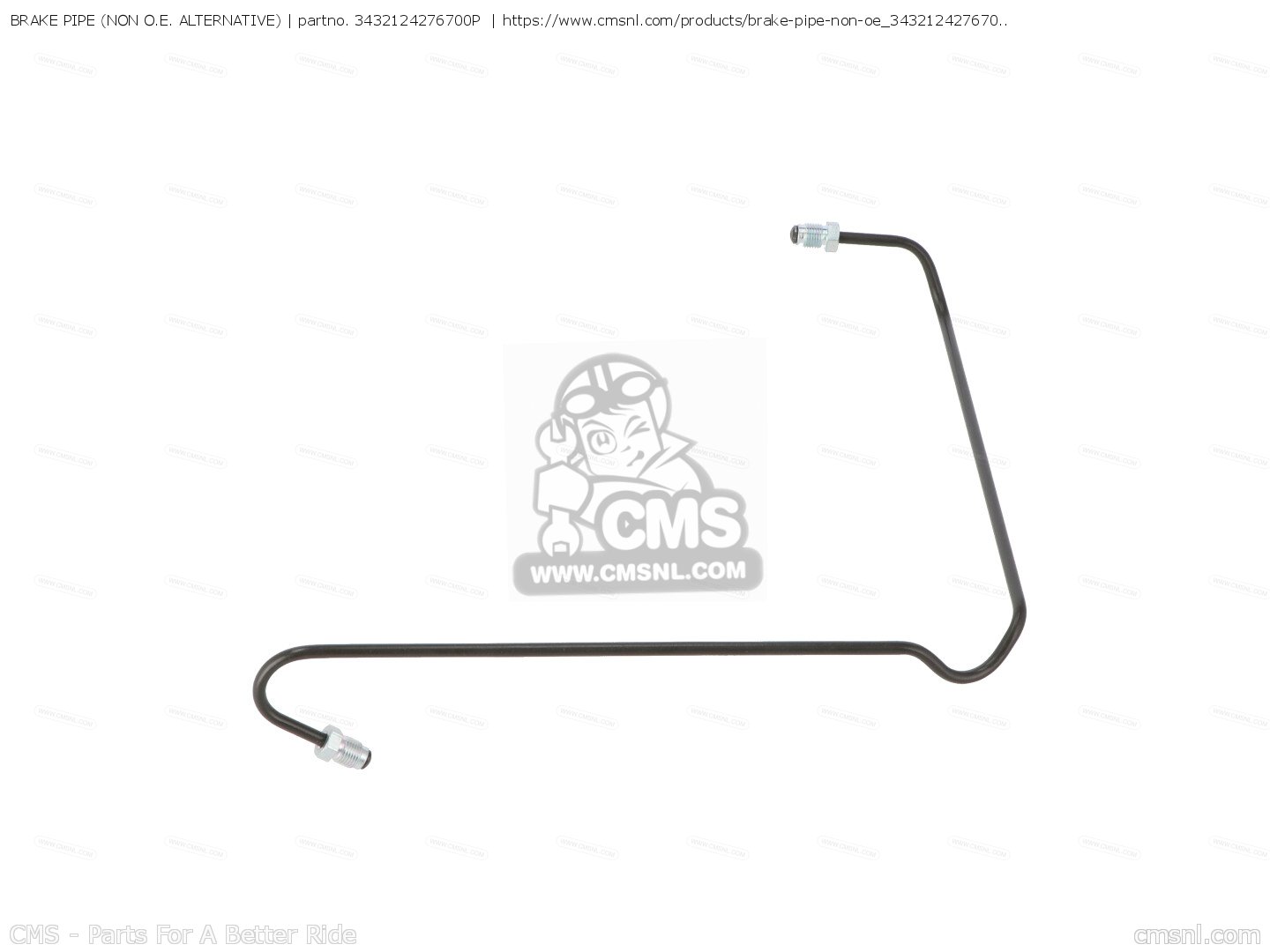 3432124276700P Brake Pipe (non O.e. Alternative) Alternative Parts