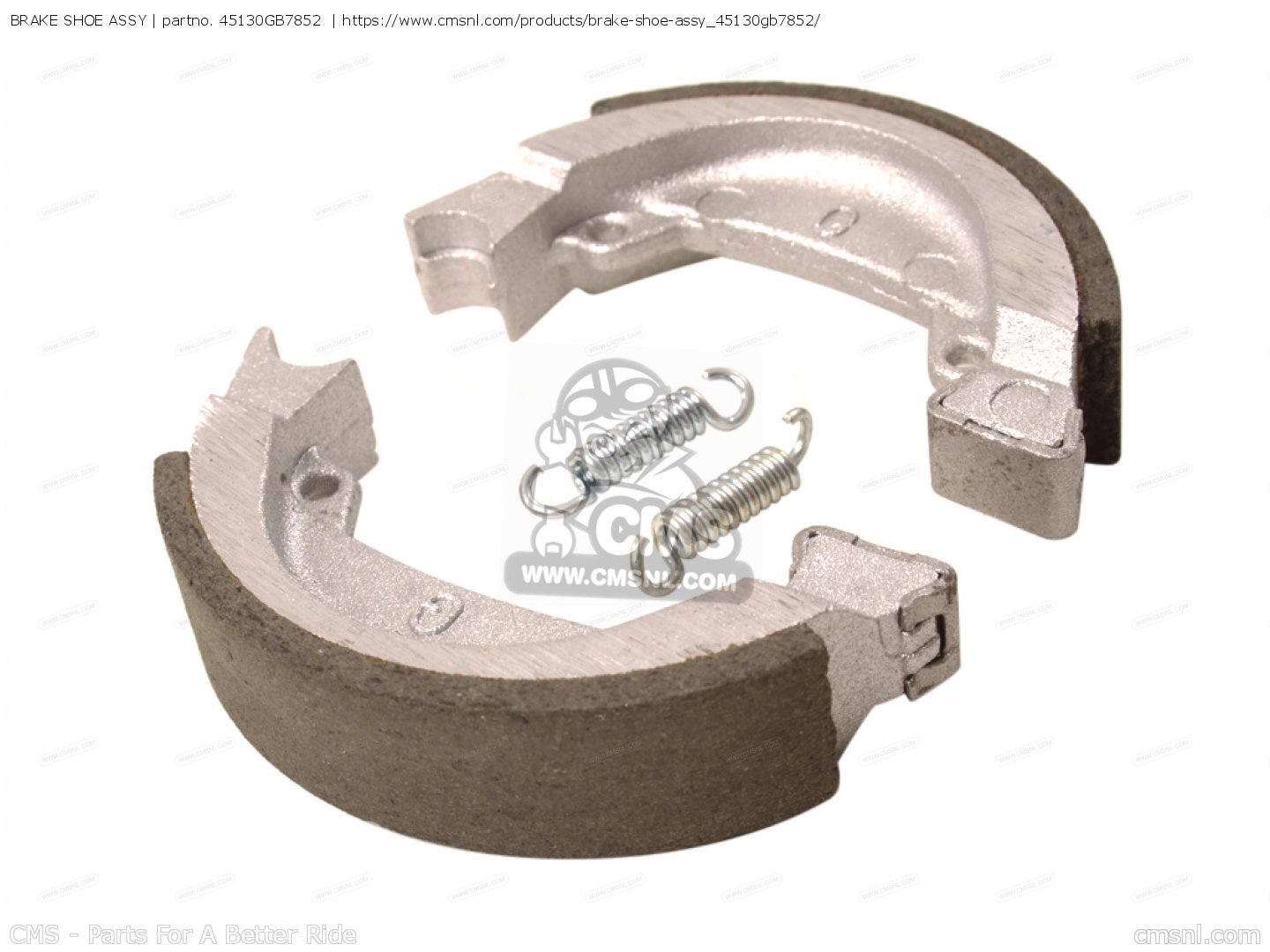 45130GB7852 Brake Shoe Assy Honda buy the 45130GB7852 at CMSNL