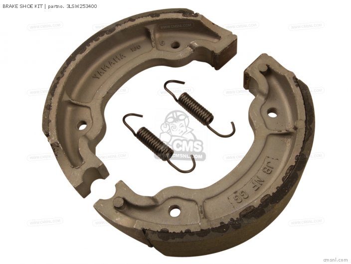 3BHW253600 : BRAKE SHOE SET (NAS) Yamaha   Acheter Le 3BH W2536 00 00 à - Foto 7