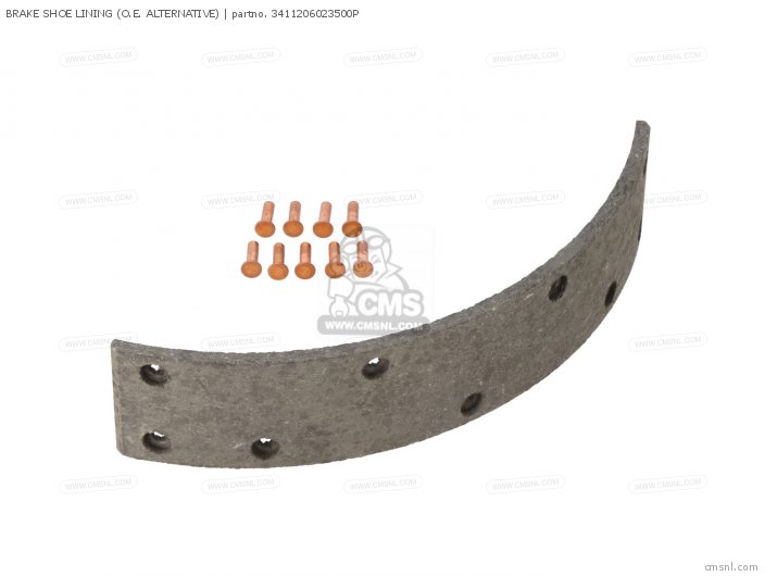 3411206023500P Brake Shoe Lining (o.e. Alternative) Alternative Parts
