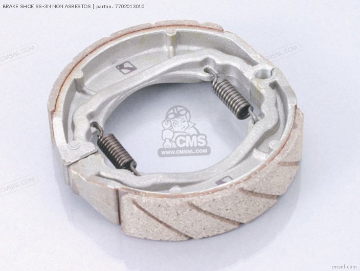 Kitaco BRAKE SHOE SS-3N NON ASBESTOS 7702013010