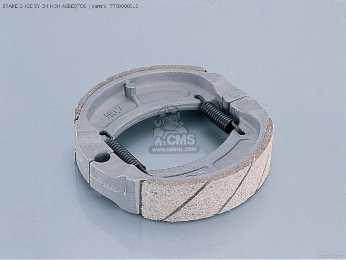 Kitaco BRAKE SHOE SY-3N NON ASBESTOS 7700000010