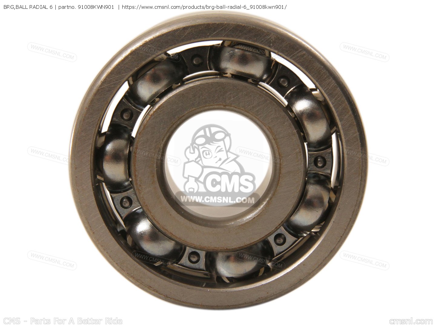 91008KWN901: Brg,ball Radial 6 Honda - Buy The 91008-KWN-901 At CMSNL