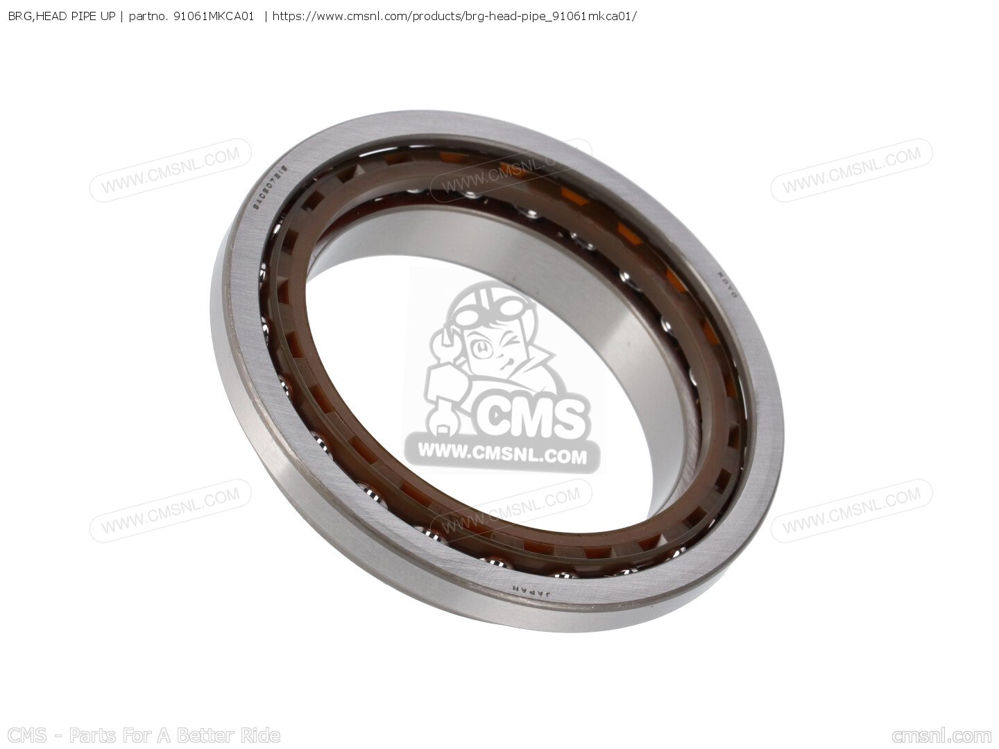 91061MKCA01: Brg,head Pipe Up Honda - buy the 91061-MKC-A01 at CMSNL