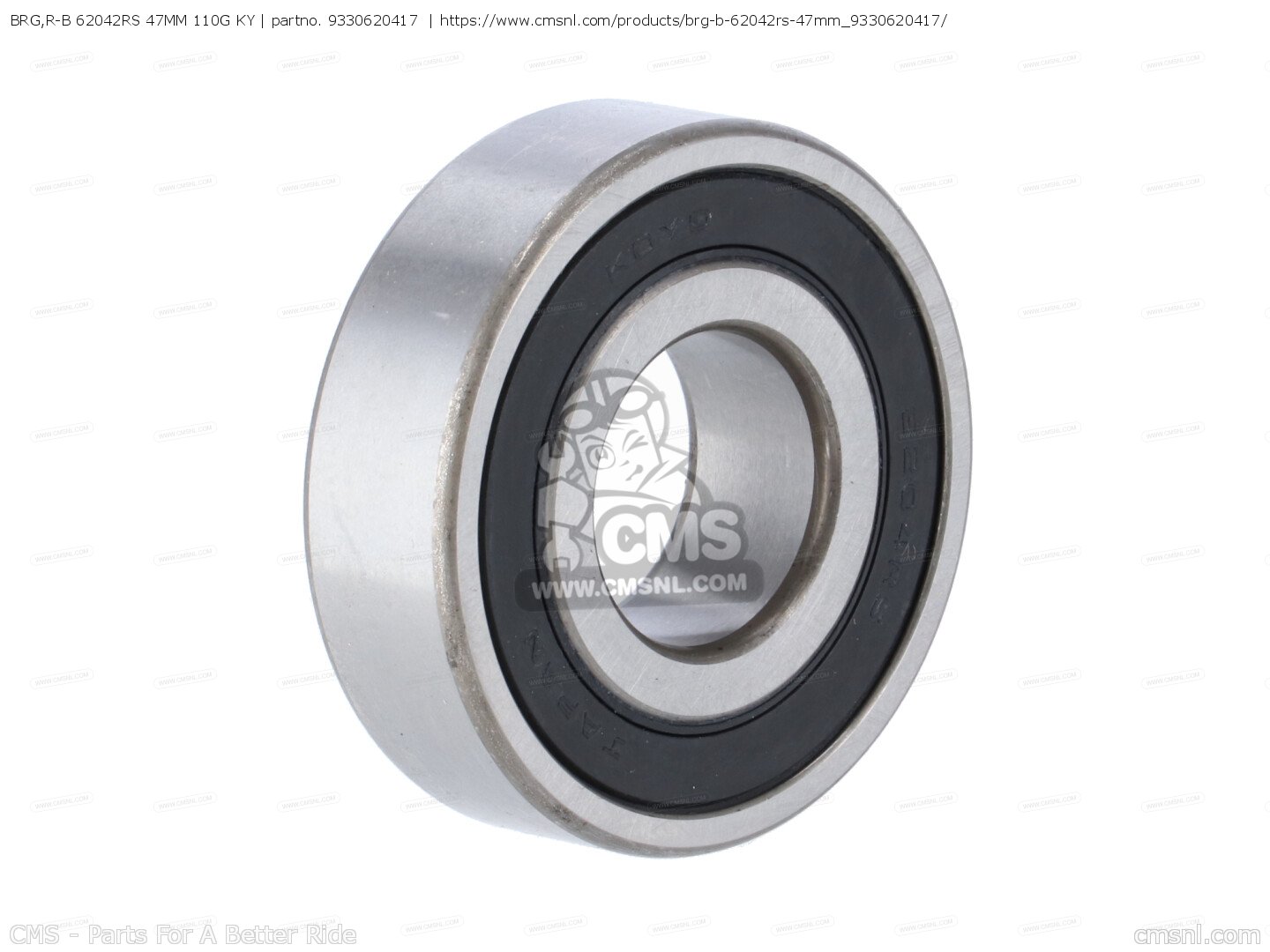 BRG,R-B 62042RS 47MM 110G KY for Yamaha - order at CMSNL