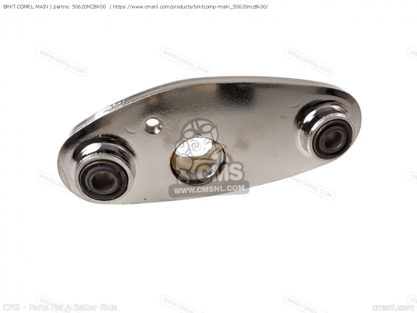 50620MZ8K00: BRKT.COMP,L MAIN Honda - buy the 50620-MZ8-K00 at CMSNL