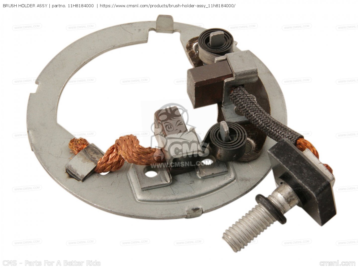 BRUSH HOLDER ASSY for XZ550R VISION 1983 (D) USA order at CMSNL