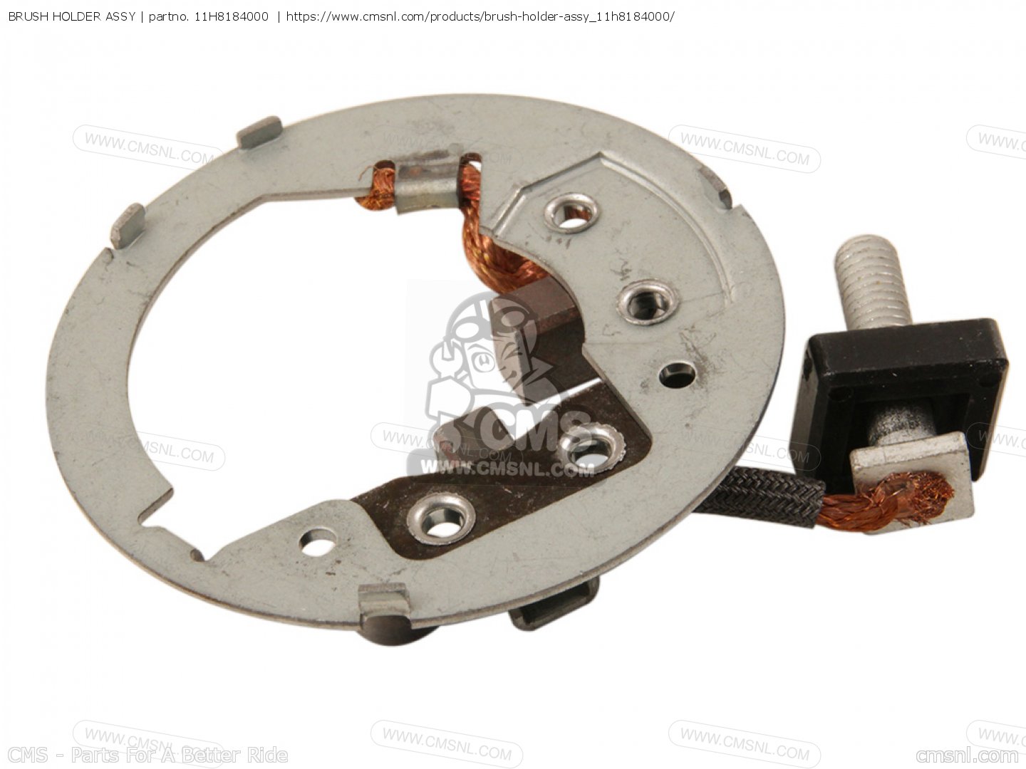 11H8184000 Brush Holder Assy Yamaha buy the 11H8184000 at CMSNL