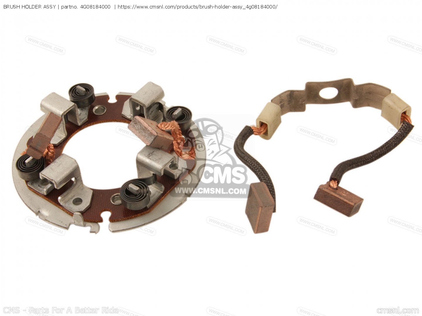 4G08184000 Brush Holder Assy Yamaha buy the 4G08184000 at CMSNL