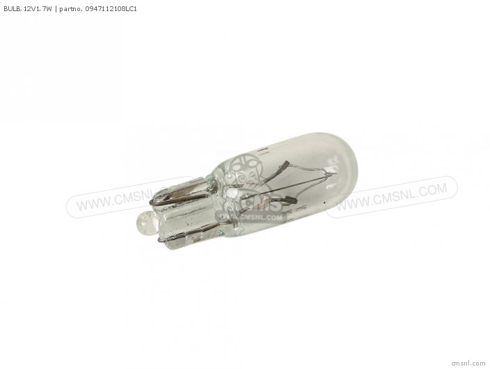 Suzuki BULB,12V1.7W 0947112108LC1