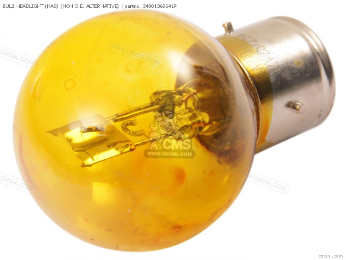 Honda BULB,HEADLIGHT 12V 25/25W YELLOW  (NAS) (NON O.E. ALTERNATIVE) 34901369641P