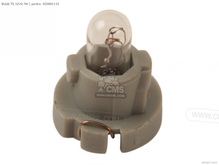 Kawasaki BULB,T3,12V0.7W 920691113