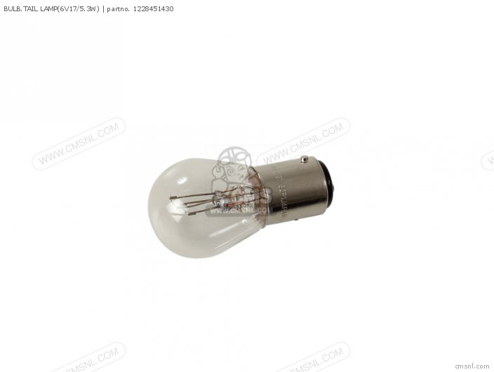BULB TAIL LAMP6V17 5 3W