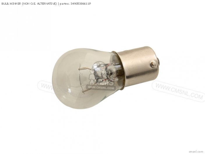 Honda BULB,WINKER (NON O.E. ALTERNATIVE) 34905386611P Honda BULB,WINKER (NON O.E. ALTERNATIVE) 34905386611P