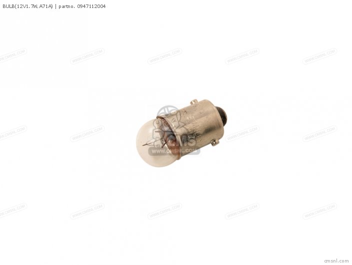 Suzuki BULB(12V1.7W,A71A) 0947112004