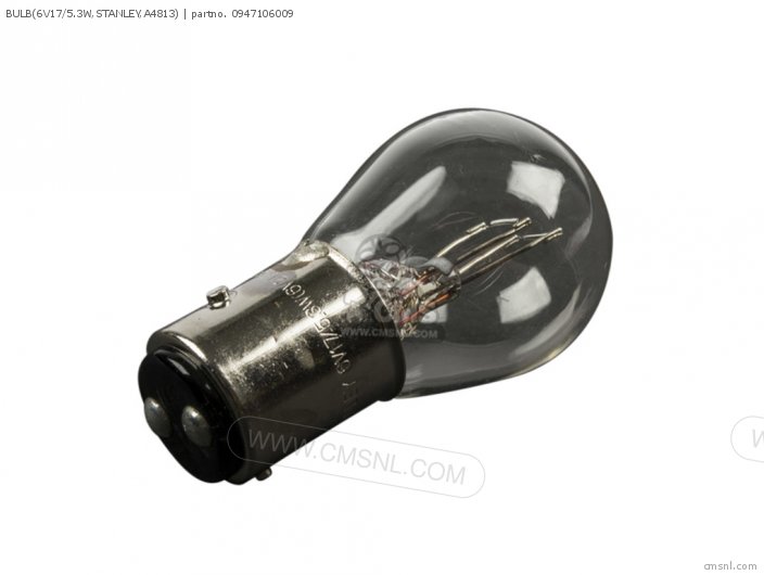 Suzuki BULB(6V17/5.3W,STANLEY,A4813) 0947106009