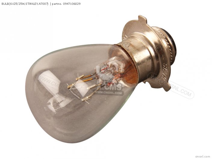 Suzuki BULB(6V25/25W,STANLEY,A7007) 0947106029