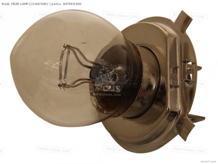 BULB, HEAD LAMP (12V60/60W) for ET340EC 1979 order at CMSNL