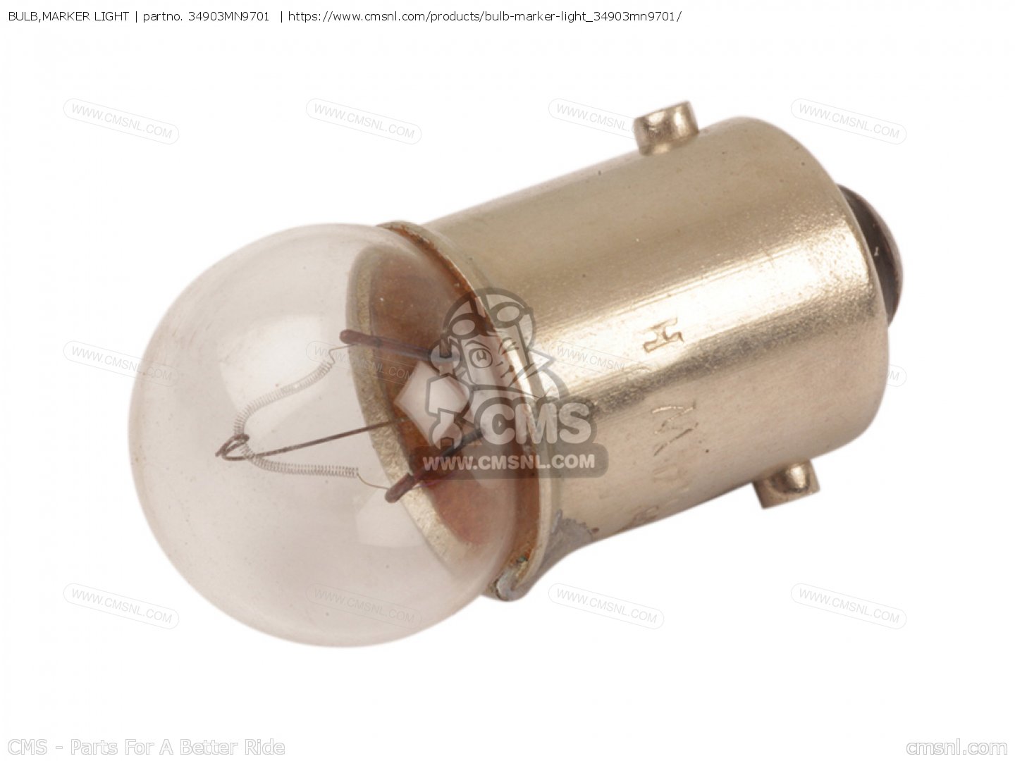 34903MN9701 Bulb,marker Light Honda buy the 34903MN9701 at CMSNL