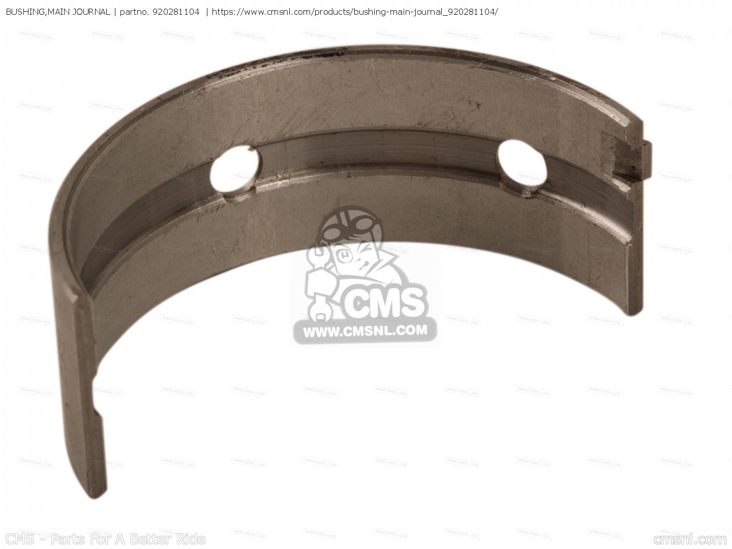 BUSHING,MAIN JOURNAL, for KZ1300A3 1981 USA CANADA order at CMSNL