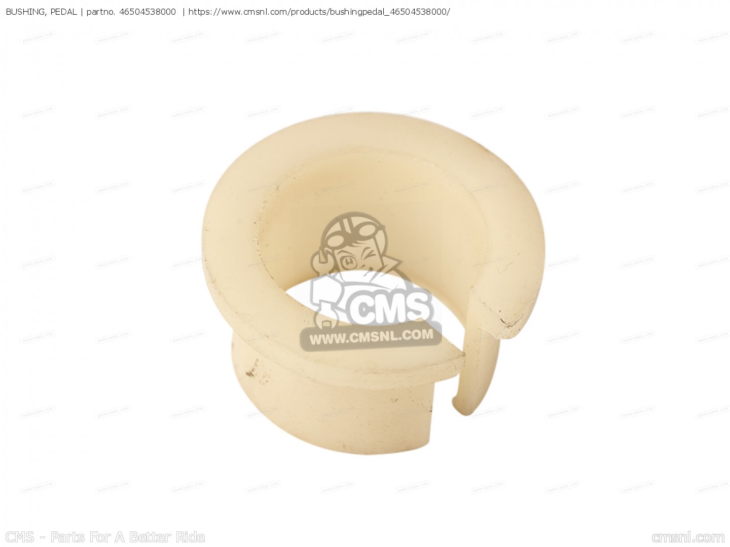 46504538000 Bushing, Pedal Honda buy the 46504538000 at CMSNL