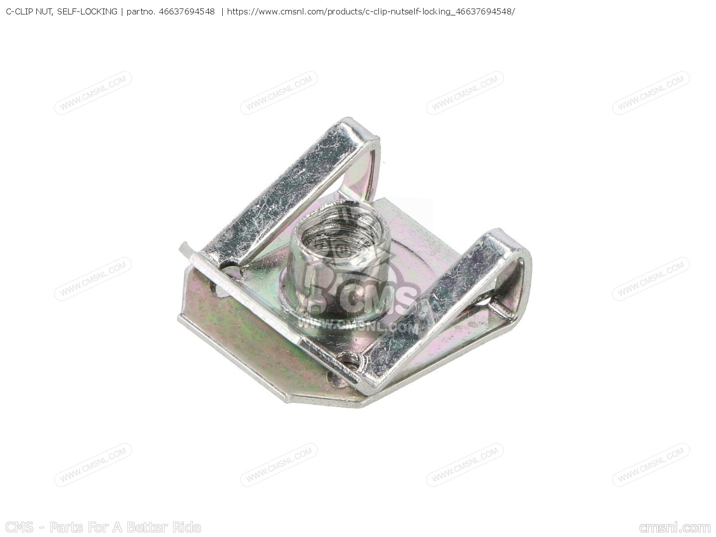 46637694548 Cclip Nut, Selflocking Bmw buy the 46 63 7 694 548 at CMSNL