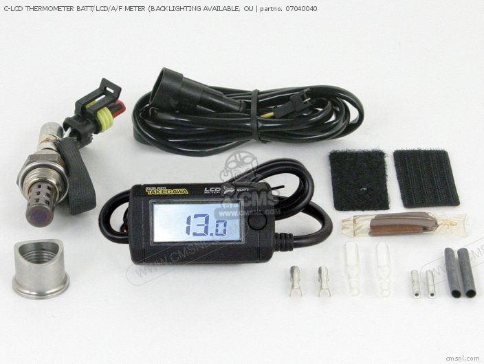 Takegawa C-LCD THERMOMETER BATT/LCD/A/F METER (BACKLIGHTING AVAILABLE, OU 07040040