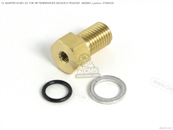 Takegawa C1 ADAPTER M10P1.25  FOR M5 TEMPERATURE SENSOR D-TRACKER  ADDRES 07040031