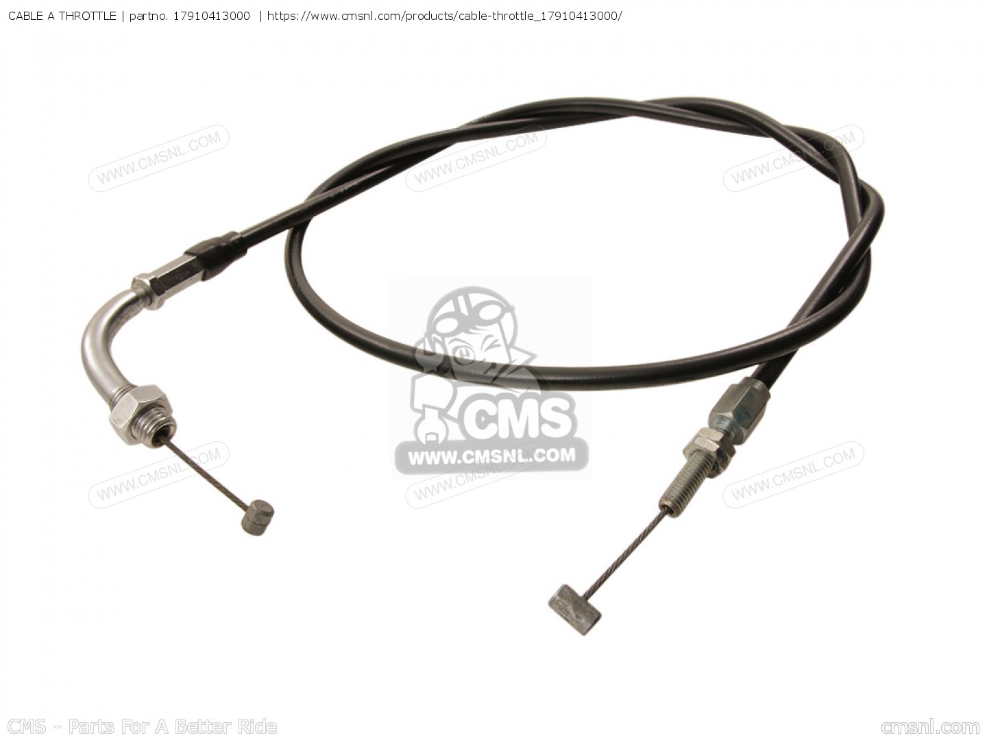 CABLE A THROTTLE for CB400A HAWK HONDAMATIC 1978 USA order at CMSNL
