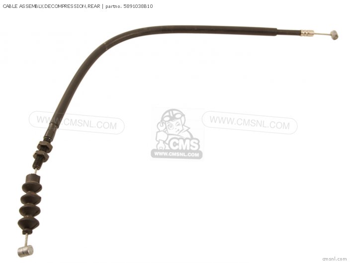 Suzuki CABLE ASSEMBLY,DECOMPRESSION,REAR 5891038B10