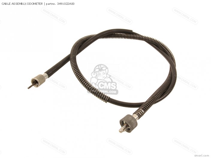 Suzuki CABLE ASSEMBLY,ODOMETER 3491022A00