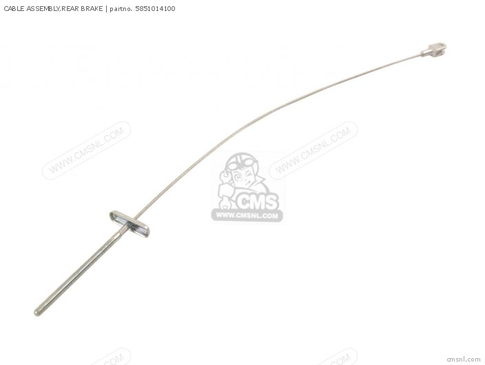 Suzuki CABLE ASSEMBLY,REAR BRAKE 5851014100