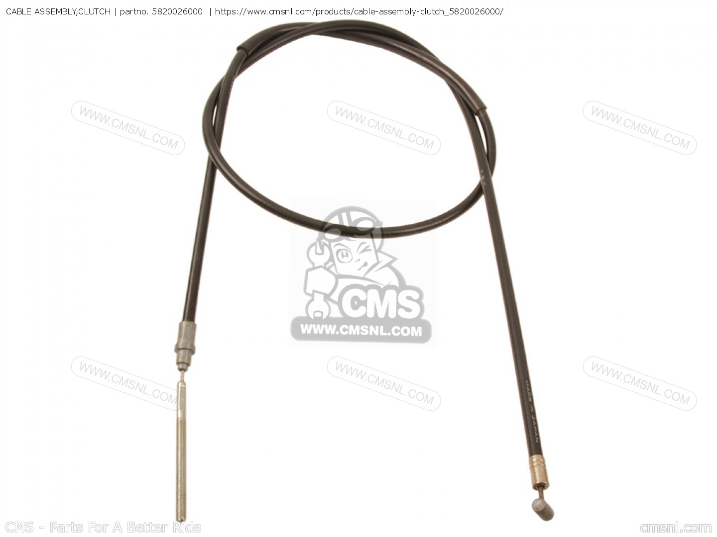 5820026000 Cable Assembly,clutch Suzuki buy the 5820026000 at CMSNL